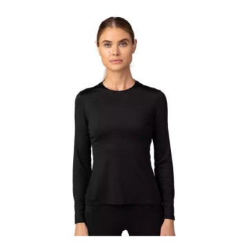 FOX W TECBASE LS SHIRT [BLK]